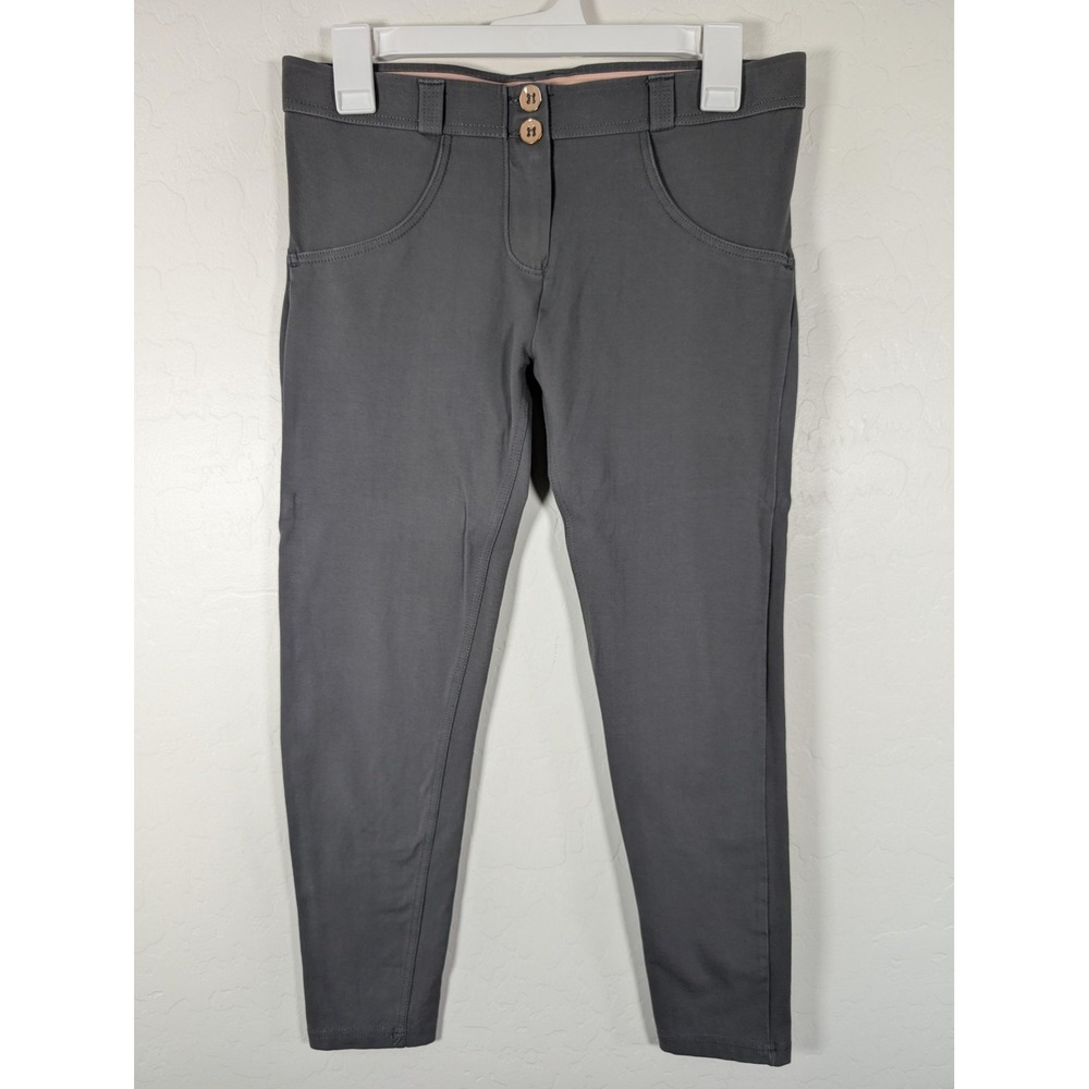 Freddy WR.UP Pants Womens Medium Gray Shaping Jegging Stretch Pockets Casual